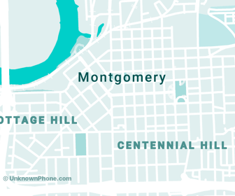 Montgomery AL Map
